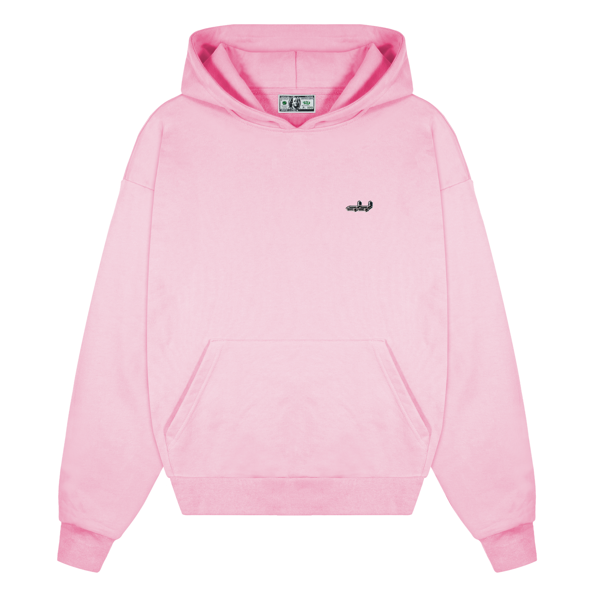 Deputy Department Alltags Hoodie Baumwolle Rose