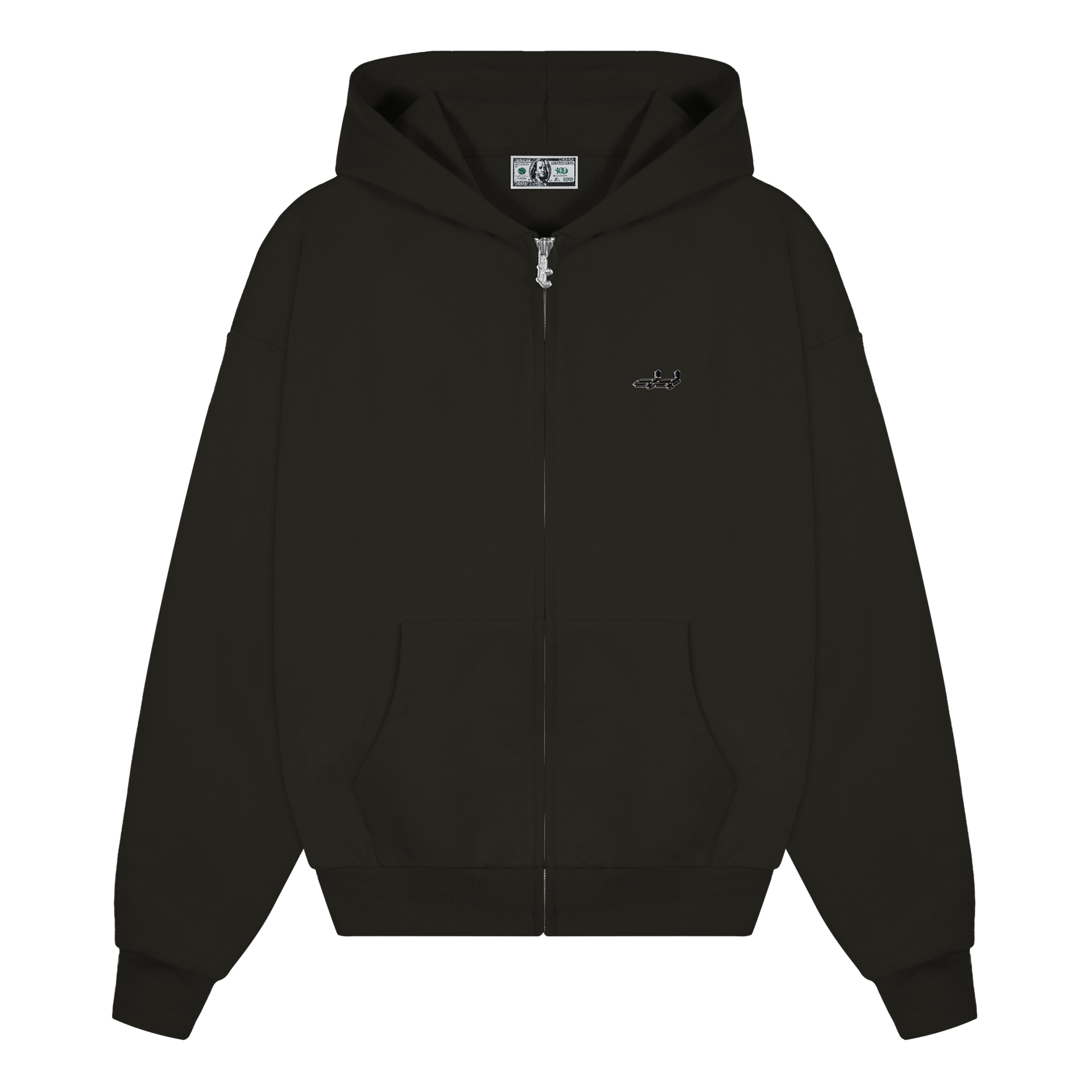 Deputy Department Alltags Hoodie Schwarz