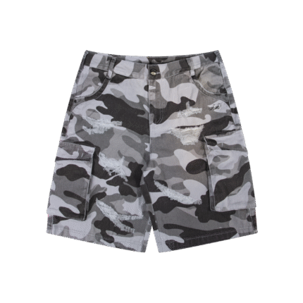 Deputy Department Cargo Shorts White Camo