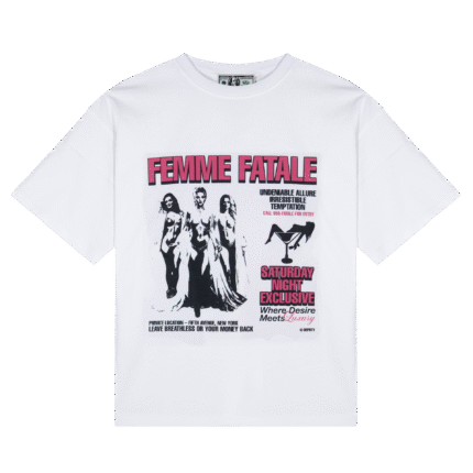 Deputy Department Femme Fatale Tee White