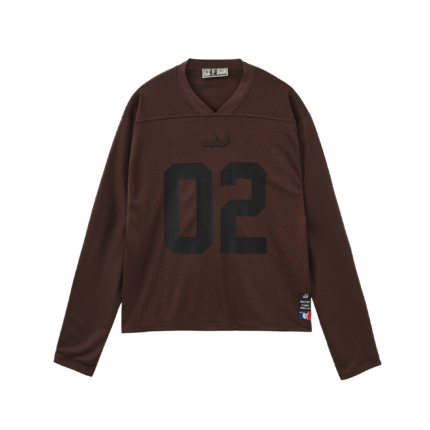 Deputy Department Mesh Langarm Shirt Braun