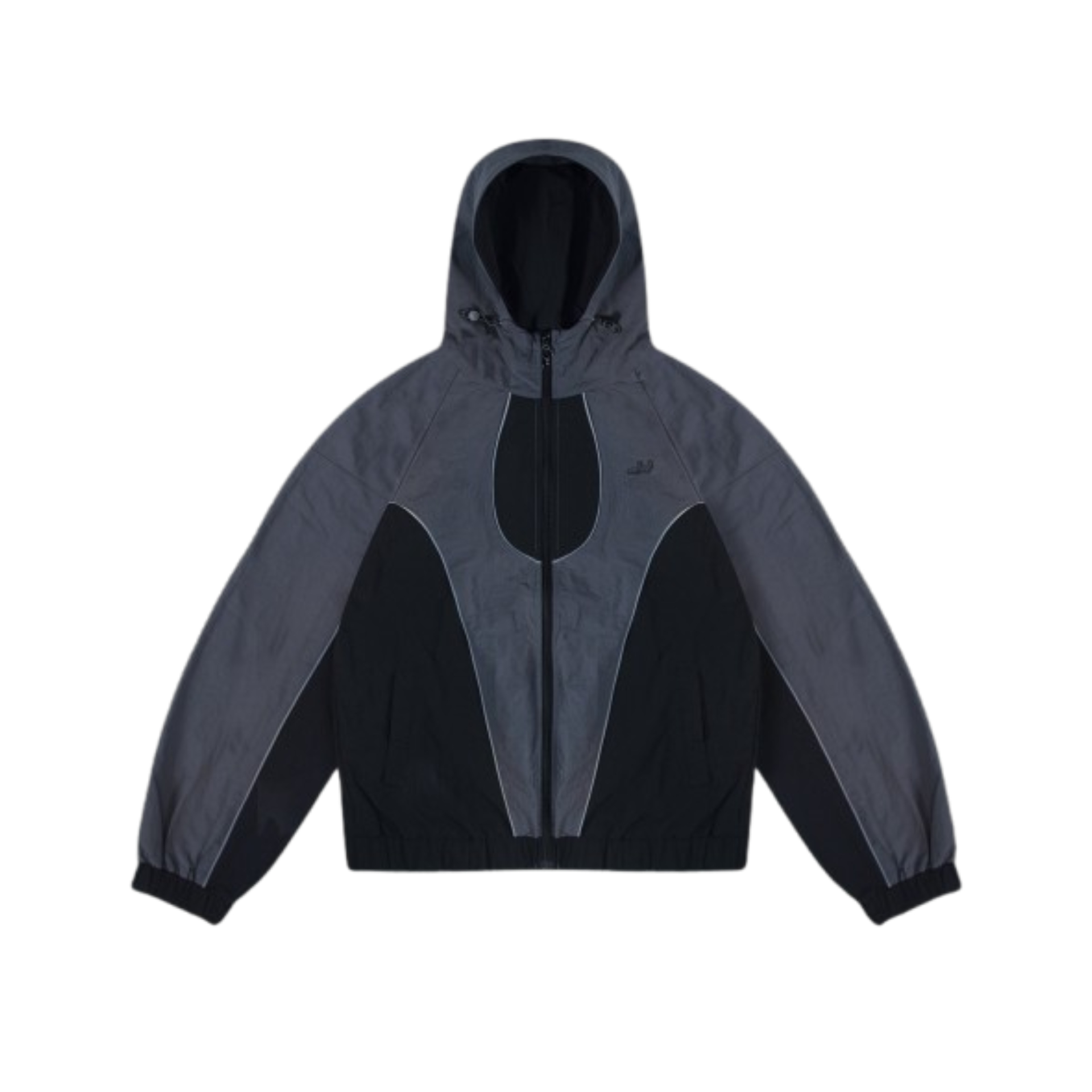 Deputy-Department-Trainings-Jacke-Schwarz-Grau Deputy Department Trainings Jacke Schwarz Grau