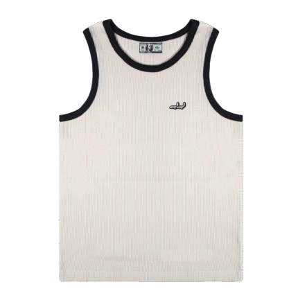 Deputy Department Waffel Tank Top Creme