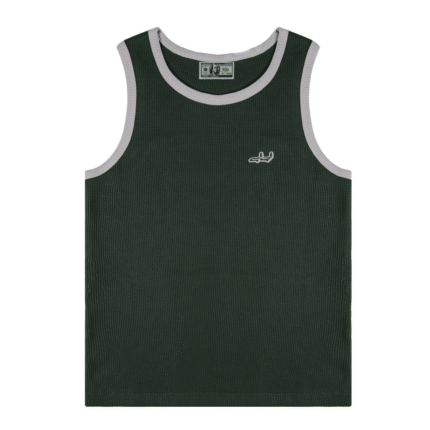 Deputy Department Waffel Tank Top Grün
