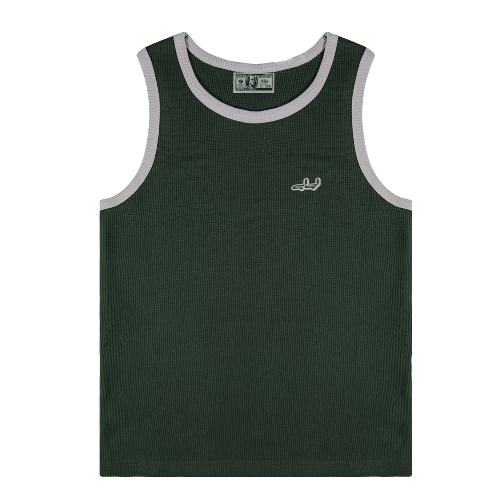 Deputy-Department-Waffel-Tank-Top-Grun Deputy Department Waffel Tank Top Grün