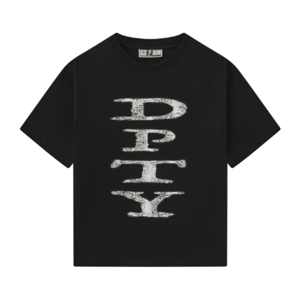 Deputy Fossile Tee Schwarz