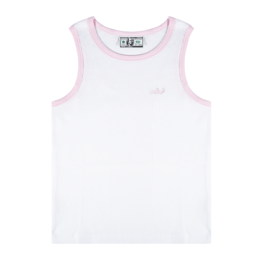 download-29 Waffel Tank Top Weiß